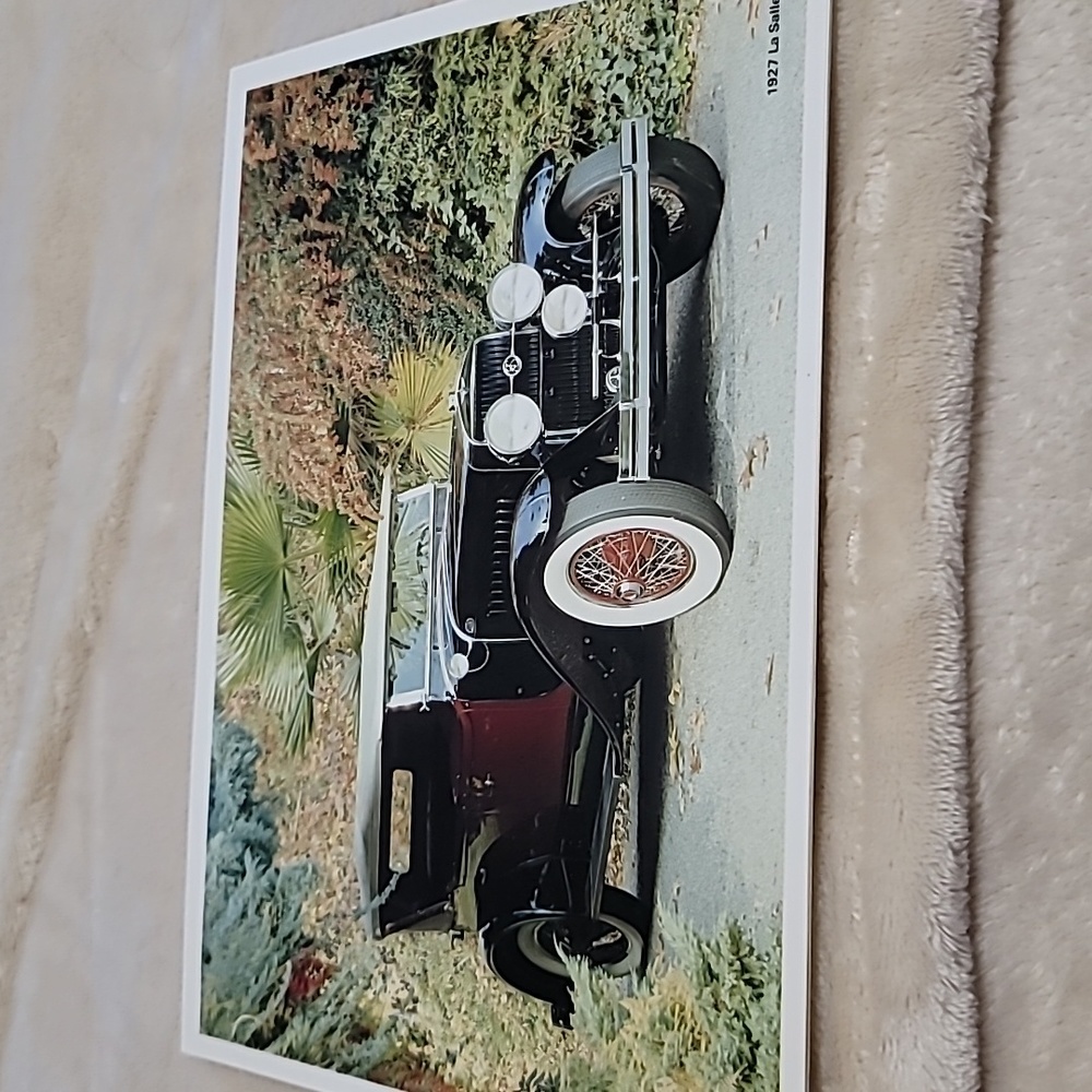 Postcard 1927 La Salle Car Unframed